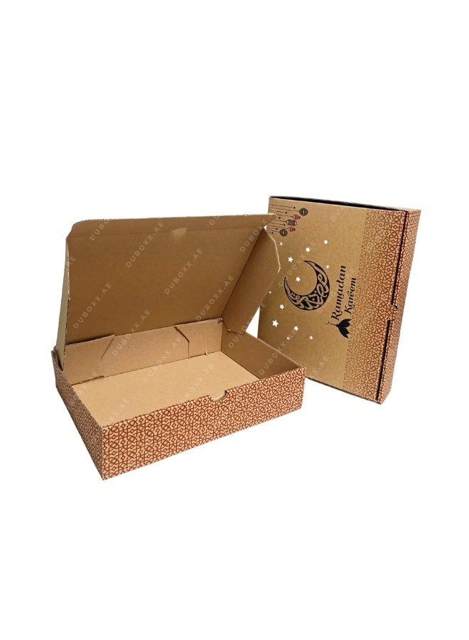 علبة إفطار رمضان – 31×24×7 سم – بني - Image 3